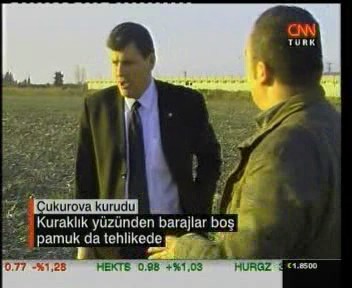 ÇUKUROVADA KURAKLIK RİSKİ