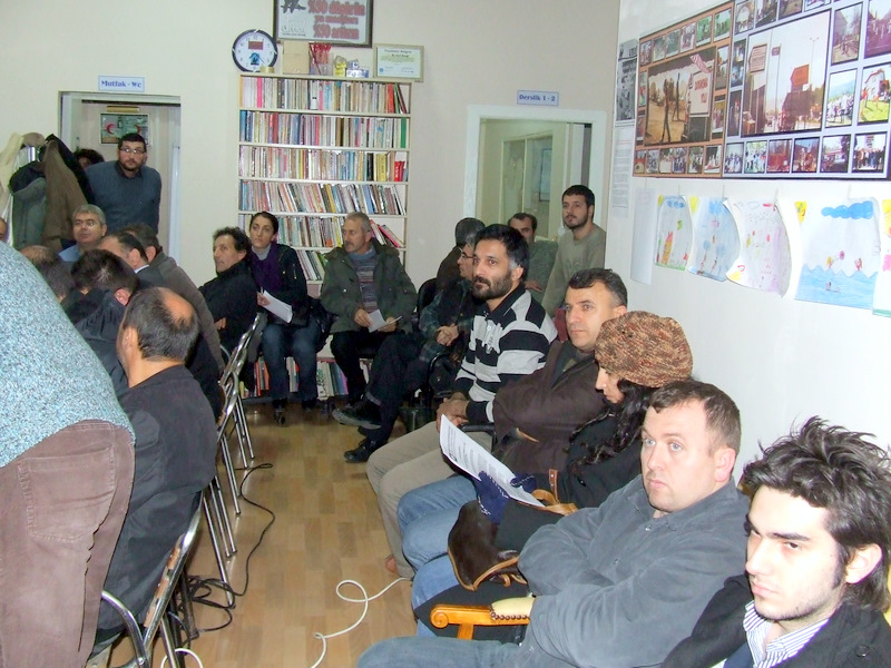 HALKALI ZİRAAT OKULU İÇİN TABAN ÖRGÜTLENMESİ ÇALIŞMASI