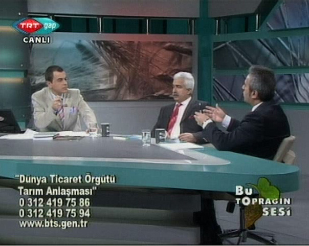 TRT-3 GAP TV BU TOPRAĞIN SESİ PROGRAMI - DTÖ, AB VE TARIM