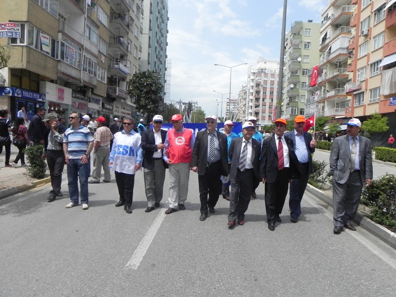 1 MAYIS MİTİNGİNE DESTEK VERDİK