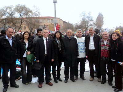 ÇEVRE ÖRGÜTLERİ TARAFINDAN YAPILAN HES KARŞITI MİTİNGE KATILDIK 