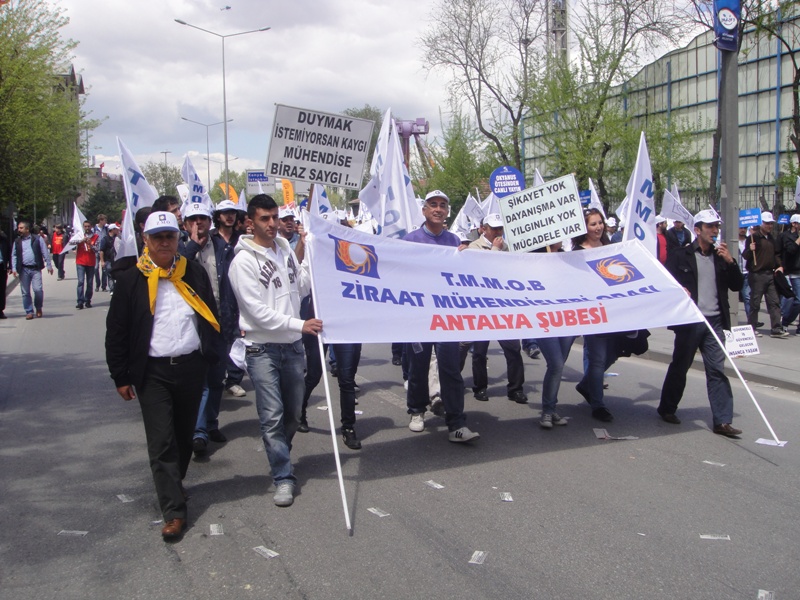 TMMOB ANKARA MİTİNGİNE KATILDIK
