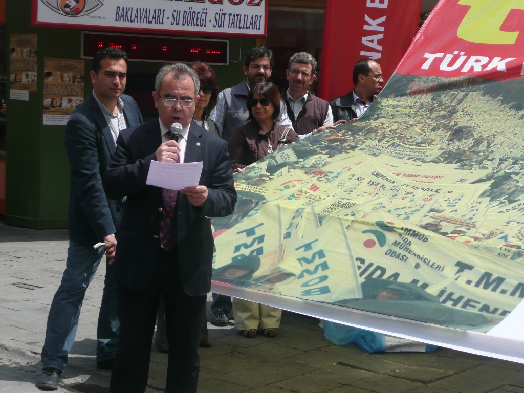 TMMOB MİTİNGİ BASIN AÇIKLAMASI 
