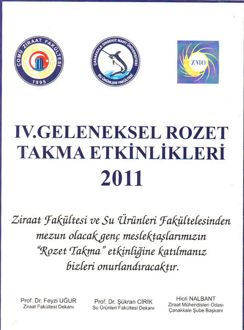 IV. GELENEKSEL ROZET TAKMA ETKİNLİKLERİ - ÇANAKKALE