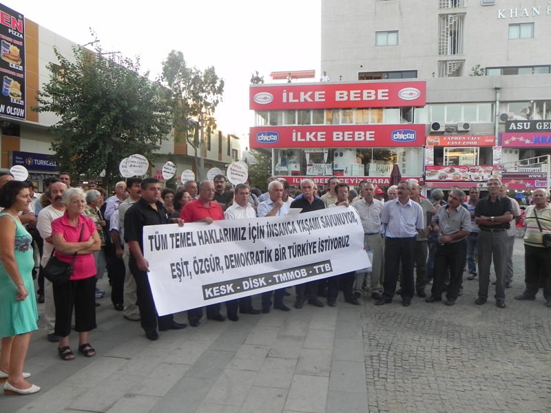 BASIN AÇIKLAMASI: TÜM TEMEL HAKLARIMIZ İÇİN, İNSANCA YAŞAMI SAVUNUYOR, EŞİT, ÖZGÜR, DEMOKRATİK BİR TÜRKİYE İSTİYORUZ

