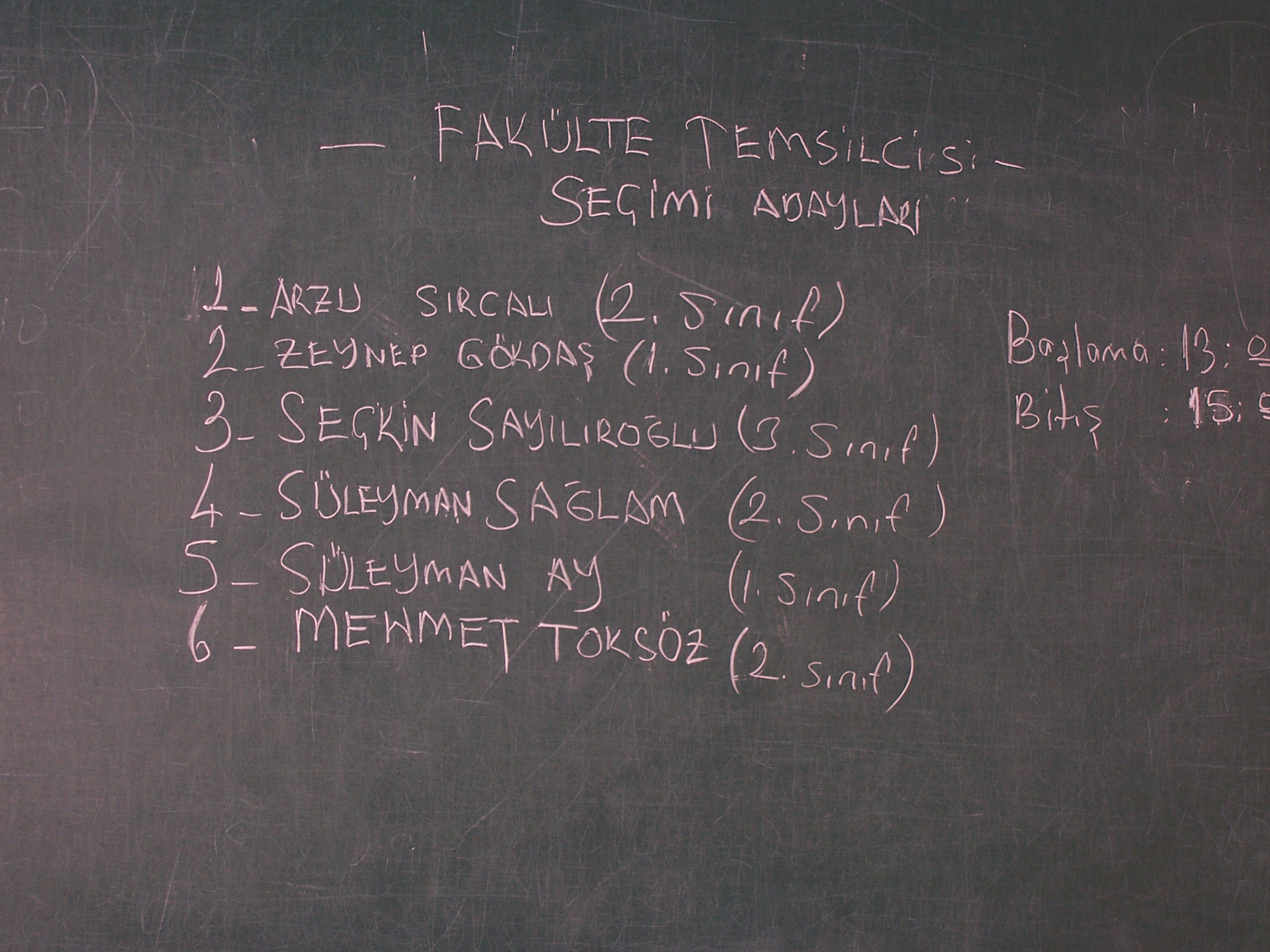 ESOGÜ ZİRAAT FAKÜLTESİNDE ÖĞRENCİ TEMSİLCİSİ SEÇİMİ 