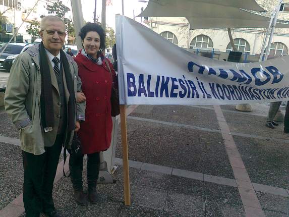 İŞ BIRAKMA EYLEMİNE DESTEK VERDİK