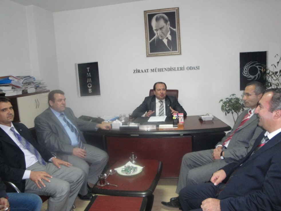 KSÜ ZİRAAT FAKÜLTESİ DEKANINDAN ŞUBEMİZE ZİYARET