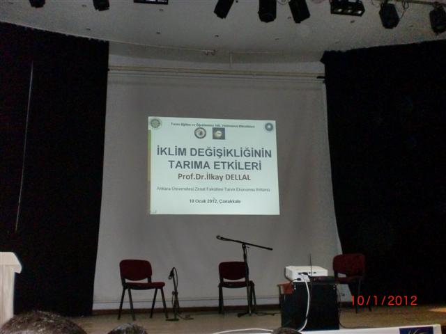 KONFERANS: İKLİM DEĞİŞİKLİĞİNİN TARIMA ETKİLERİ