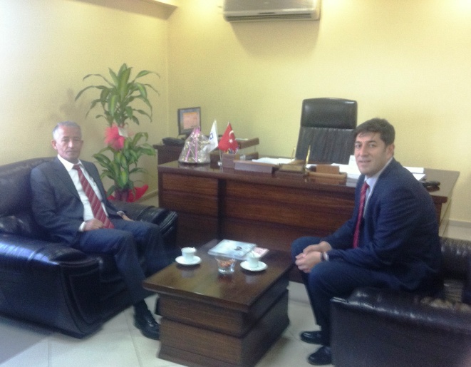 HARRAN ÜNİVERSİTESİ ZİRAAT FAKÜLTESİ DEKANI`NDAN ŞUBEMİZE ZİYARET