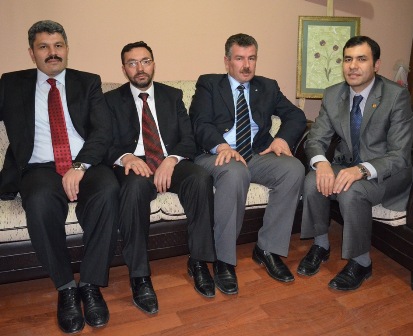 GAZETECİLER CEMİYETİ BAŞKANINA KUTLAMA ZİYARETİ 
