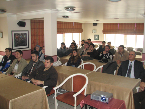 AÜZF ÖĞRENCİLERİ ODA'MIZI ZİYARET ETTİ
