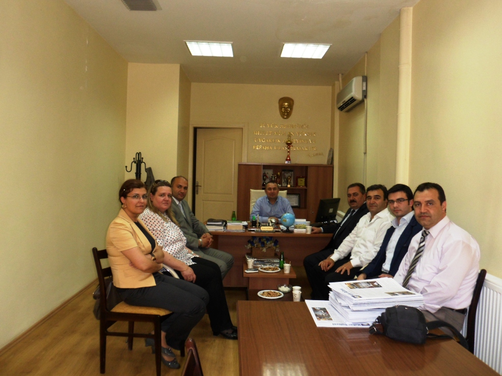 ALAŞEHİR TİCARET BORSASI BAŞKANI VE BAĞCILIK ARAŞTIRMA İSTASYONU MÜDÜRÜ ŞUBEMİZİ ZİYARET ETTİ