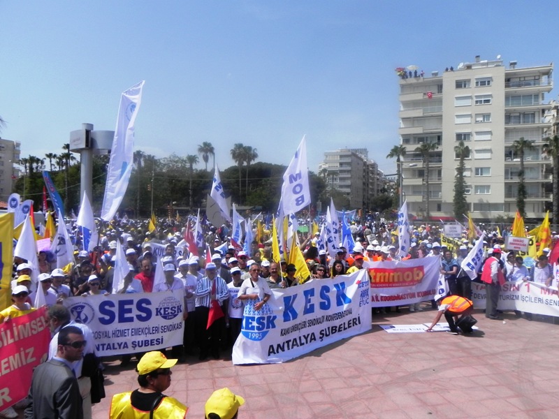 1 MAYISTA ALANLARDAYDIK