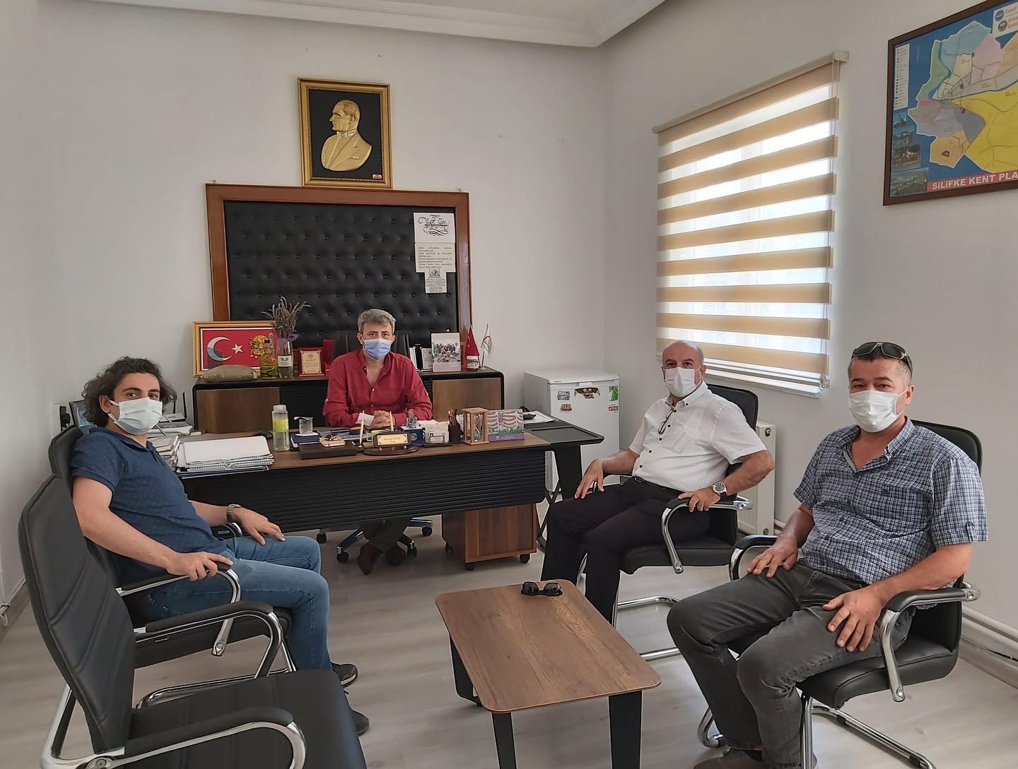 SİLİFKE TARIM VE ORMAN İLÇE MÜDÜRÜ SN.YUSUF GÜN`Ü MAKAMINDA ZİYARET.