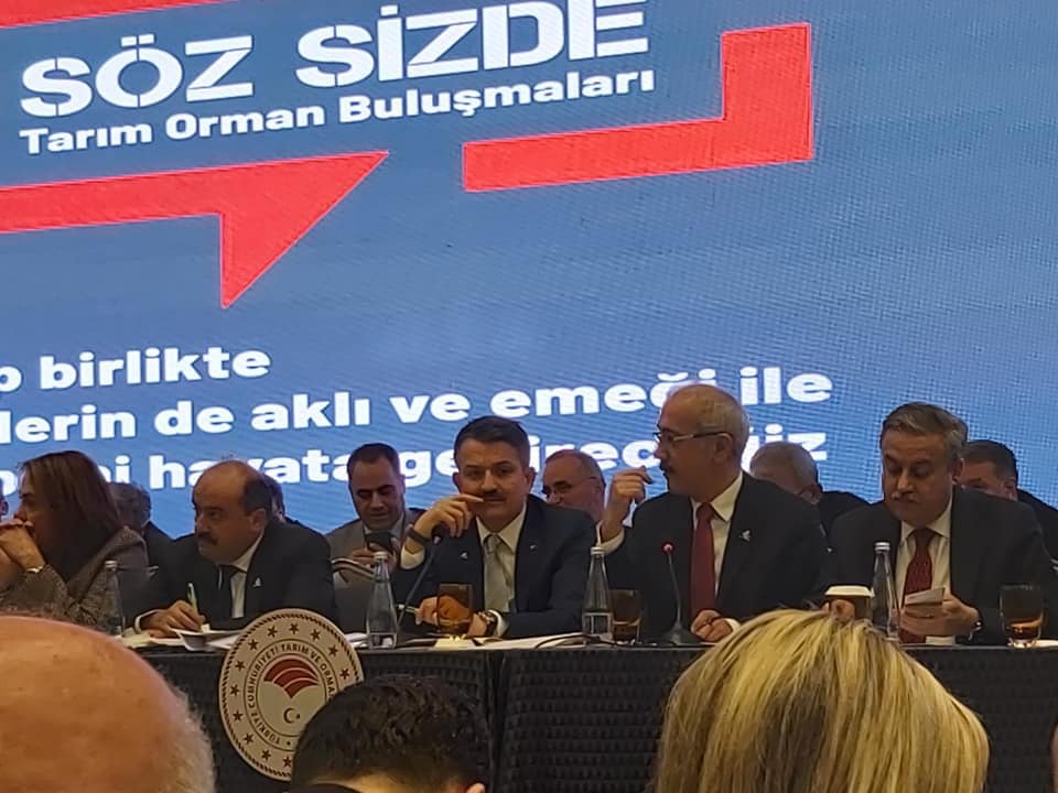 TARIM VE ORMAN BAKANIMIZ BEKİR PAKDEMİRLİ'NİN KATILIMIYLA GERÇEKLEŞEN,SÖZ SİZDE KONFERANSI