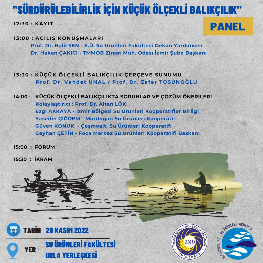 SÜRDÜRÜLEBİLİRLİK İÇİN KÜÇÜK ÖLÇEKLİ BALIKÇILIK PANELİ
SONUÇ BİLDİRGESİ