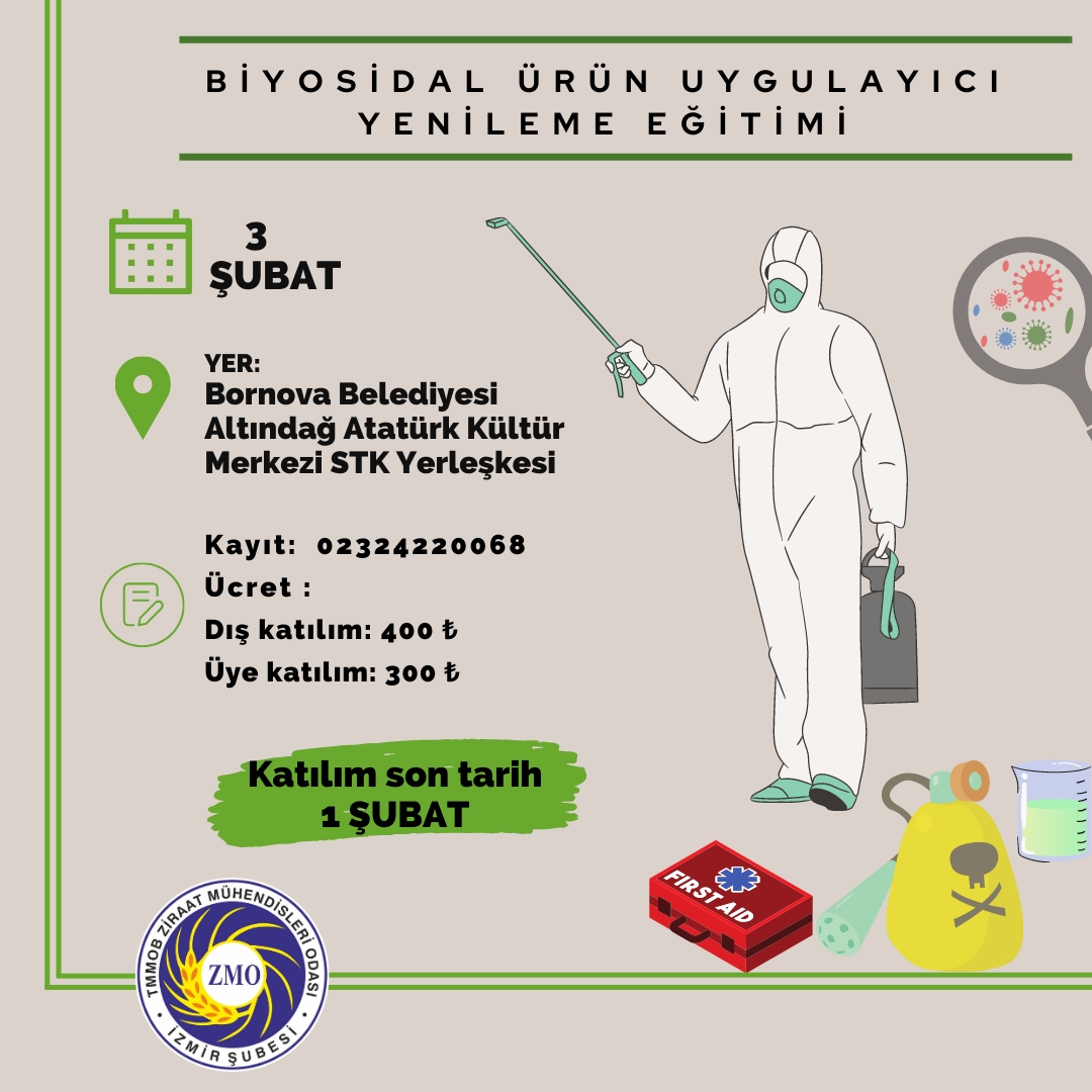 BİYOSİDAL ÜRÜN UYGULAYICI YENİLEME EĞİTİMİ