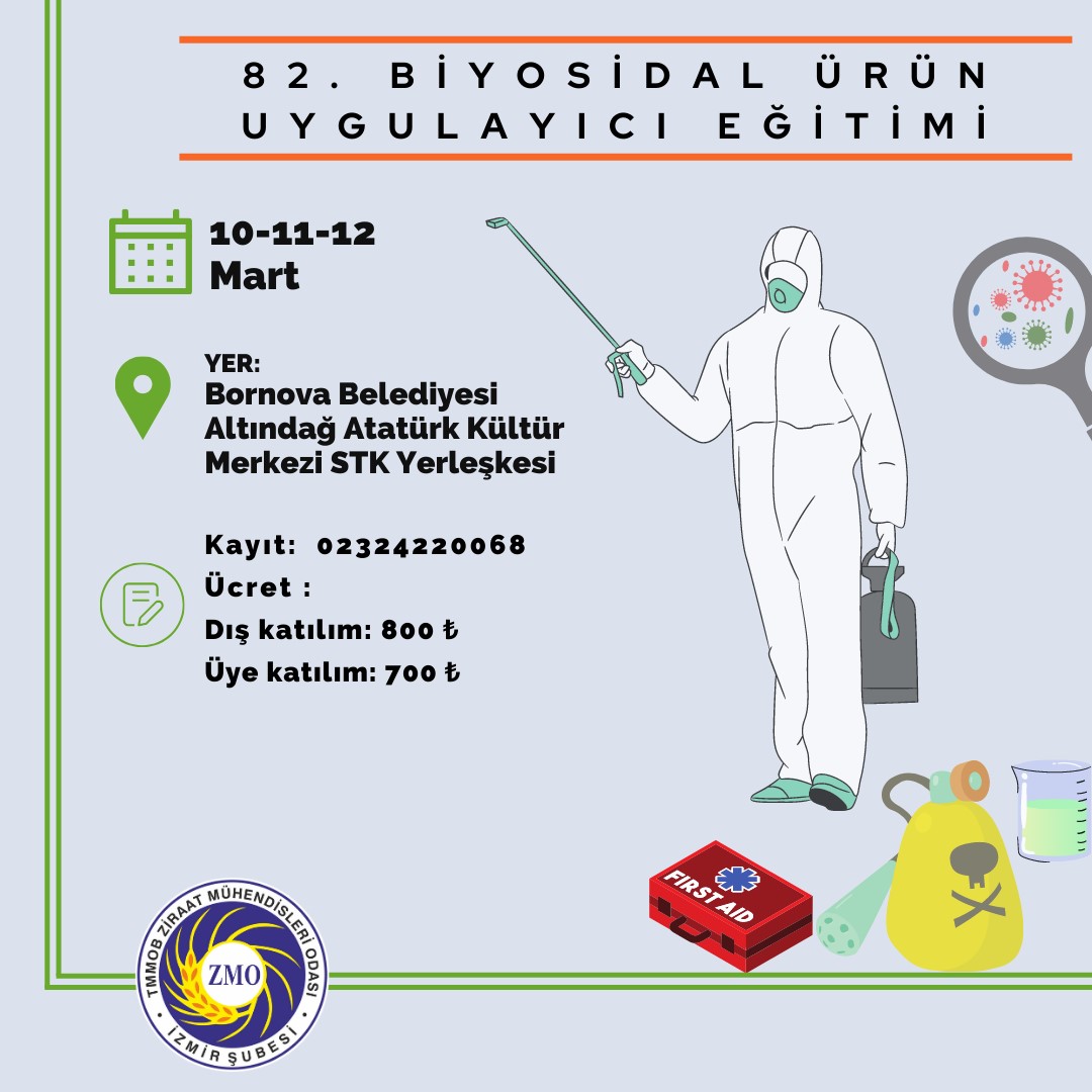 82.BİYOSİDAL ÜRÜN UYGULAYICI EĞİTİMİ