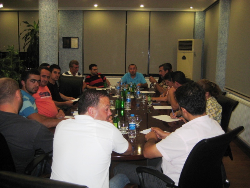 SORUMLU YÖNETİCİ MESLEKTAŞLARIMIZLA TOPLANTI

