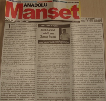 ZMO TARIM KÖŞESİ-TOHUM KAYNAKLI HASTALIKLARIN OLUMSUZ ETKİLERİ-ANADOLU MANŞET