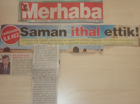 “SAMAN İTHAL ETTİK - TARİHTE BİR İLK OLDU!”- MERHABA