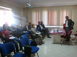 ŞUBEMİZ TARAFINDAN 19-21 EKİM 2012 TARİHLERİ ARASINDA DÜZENLENE BİLİRKİŞİ MESLEK İÇİ EĞİTİMİ GERÇEKLEŞTİRİLDİ.