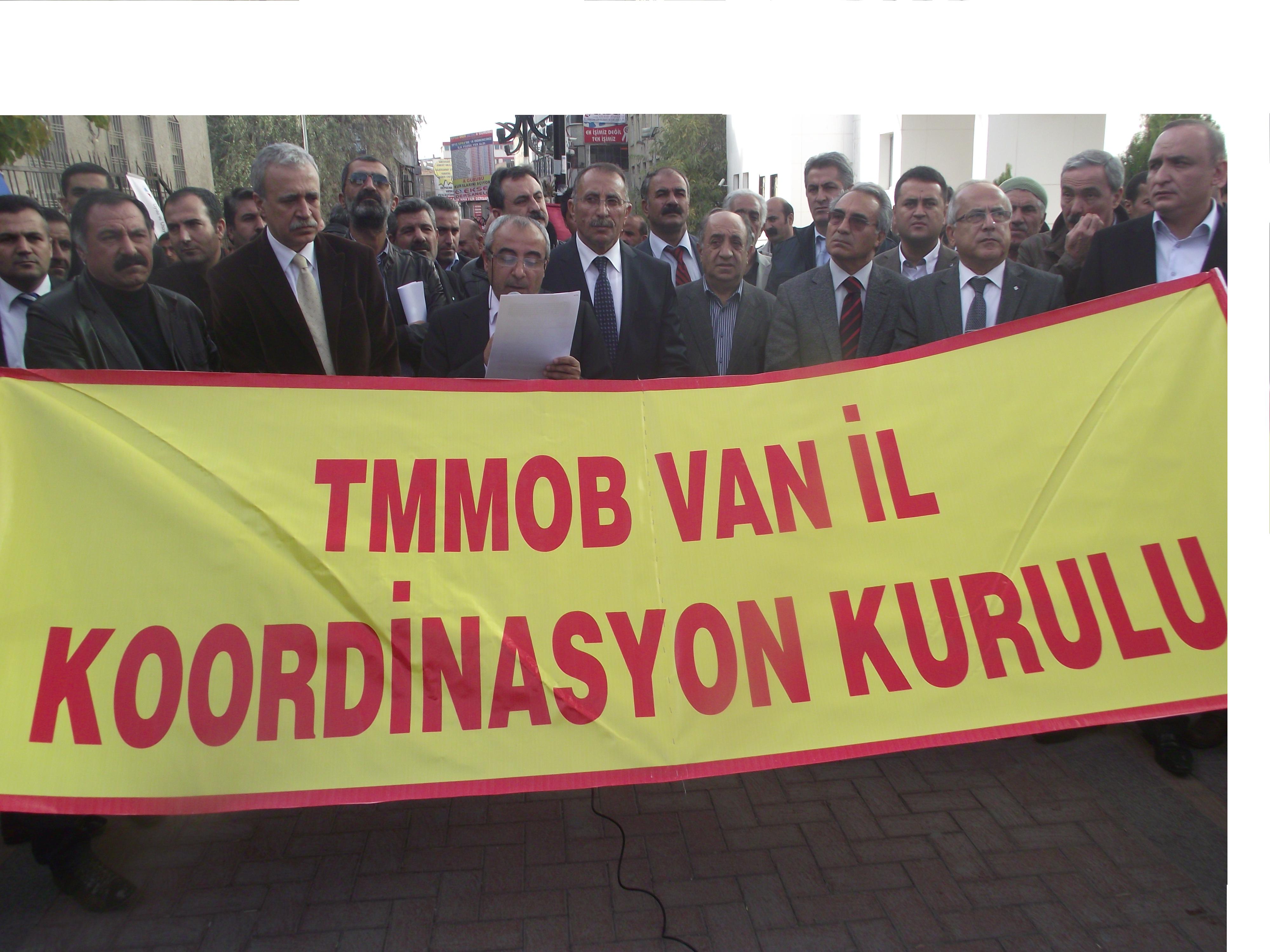 VAN DEPREMİNİN YILDÖNÜMÜNDE BASIN AÇIKLAMASI