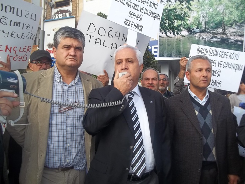 TMMOB ANTALYA İKK OLARAK HES EYLEMİNE DESTEK VERDİK