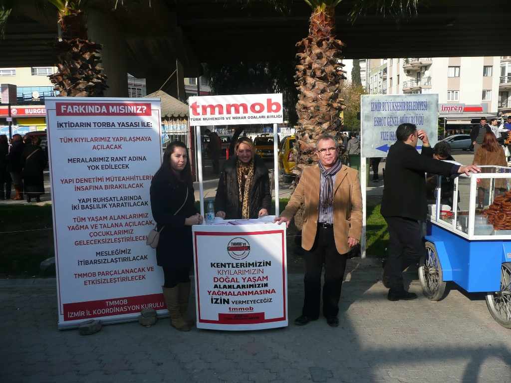 TMMOB İMZA KAMPANYASI MASASI AÇTIK 