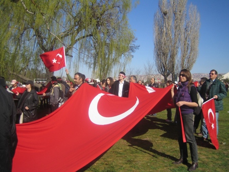 14 NİSAN CUMHURİYET MİTİNGİNE MESLEKTAŞLARIMIZLA BİRLİKTE KATILDIK