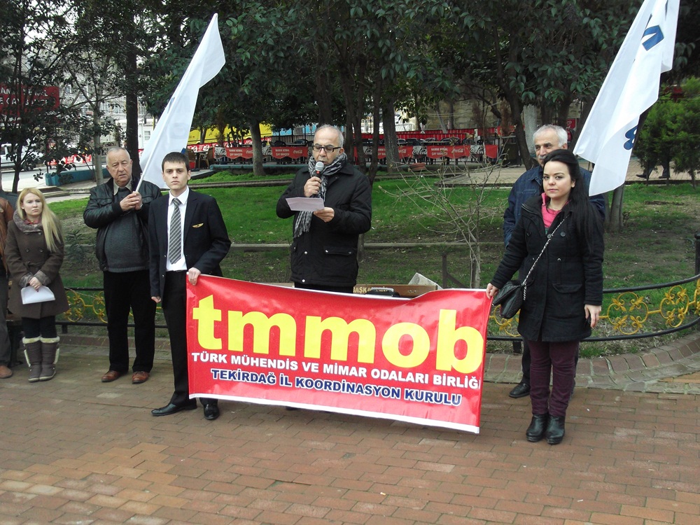 TMMOB İŞ CİNAYETLERİNE KARŞI MÜCADELE GÜNÜ BASIN AÇIKLAMASI YAPTIK