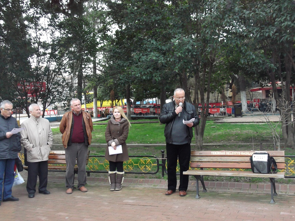 ADD`NİN BASIN AÇIKLAMASINA KATILDIK