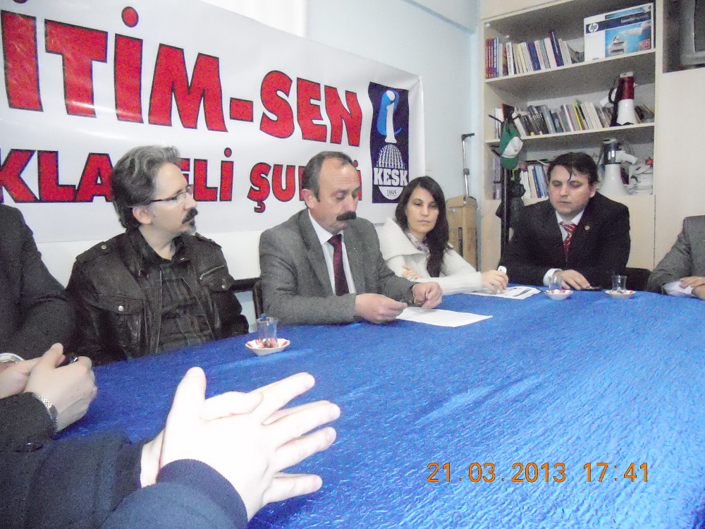 KIRKLARELİ`DE BASIN AÇIKLAMALARINA KATILDIK