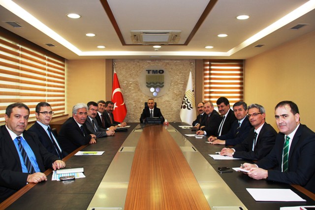 UHK YÖNETİM KURULU`NDAN TMO GENEL MÜDÜRLÜĞÜ`NE ZİYARET