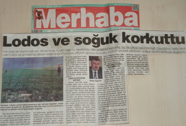 "LODOS SU İHTİYACINI ARTTIRDI"-MERHABA
