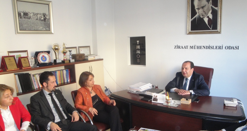 TMMOB GIDA MÜHENDİSLERİ ODASI GENEL BAŞKANI`NDAN ŞUBEMİZE ZİYARET