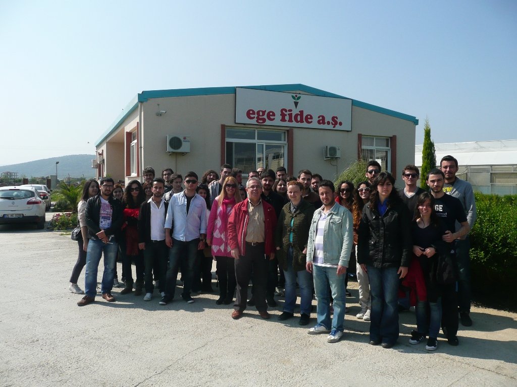 E.Ü. ZİRAAT FAKÜLTESİ ÖĞRENCİ ÜYELERİMİZLE TEKNİK GEZİ 