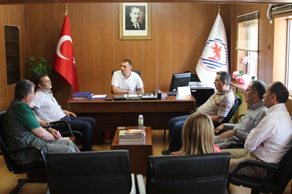 ONDOKUZMAYIS ÜNİVERSİTESİ ZİRAAT FAKÜLTESİ DEKANI`NA ZİYARET