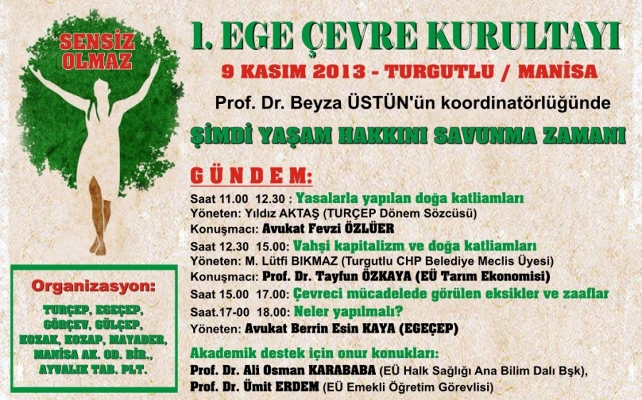 1. EGE ÇEVRE KURULTAYI