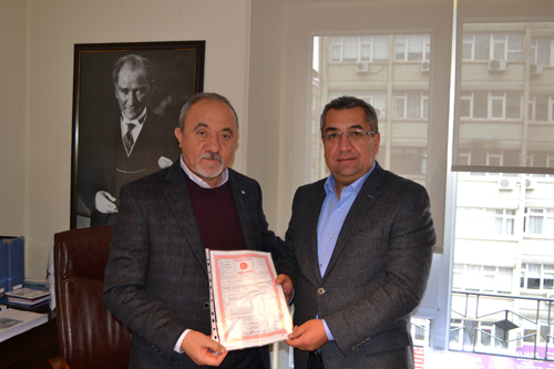 ÇORUM İL TEMSİLCİMİZDEN ODA`MIZA ZİYARET