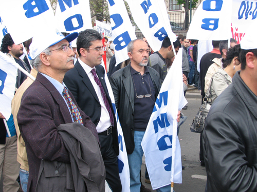 1 MAYIS OLAYLARINA PROTESTO