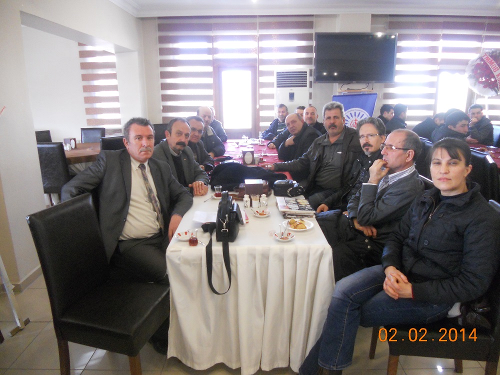 TÜMBELSEN KIRKLARELİ ŞUBESİ GENEL KURULUNA KATILDIK