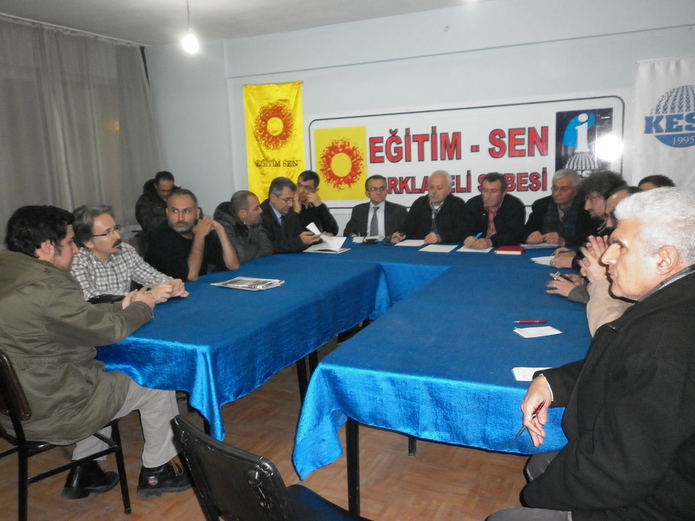 KIRKLARELİ DEMOKRATİK KİTLE ÖRGÜTLERİ TOPLANTISI