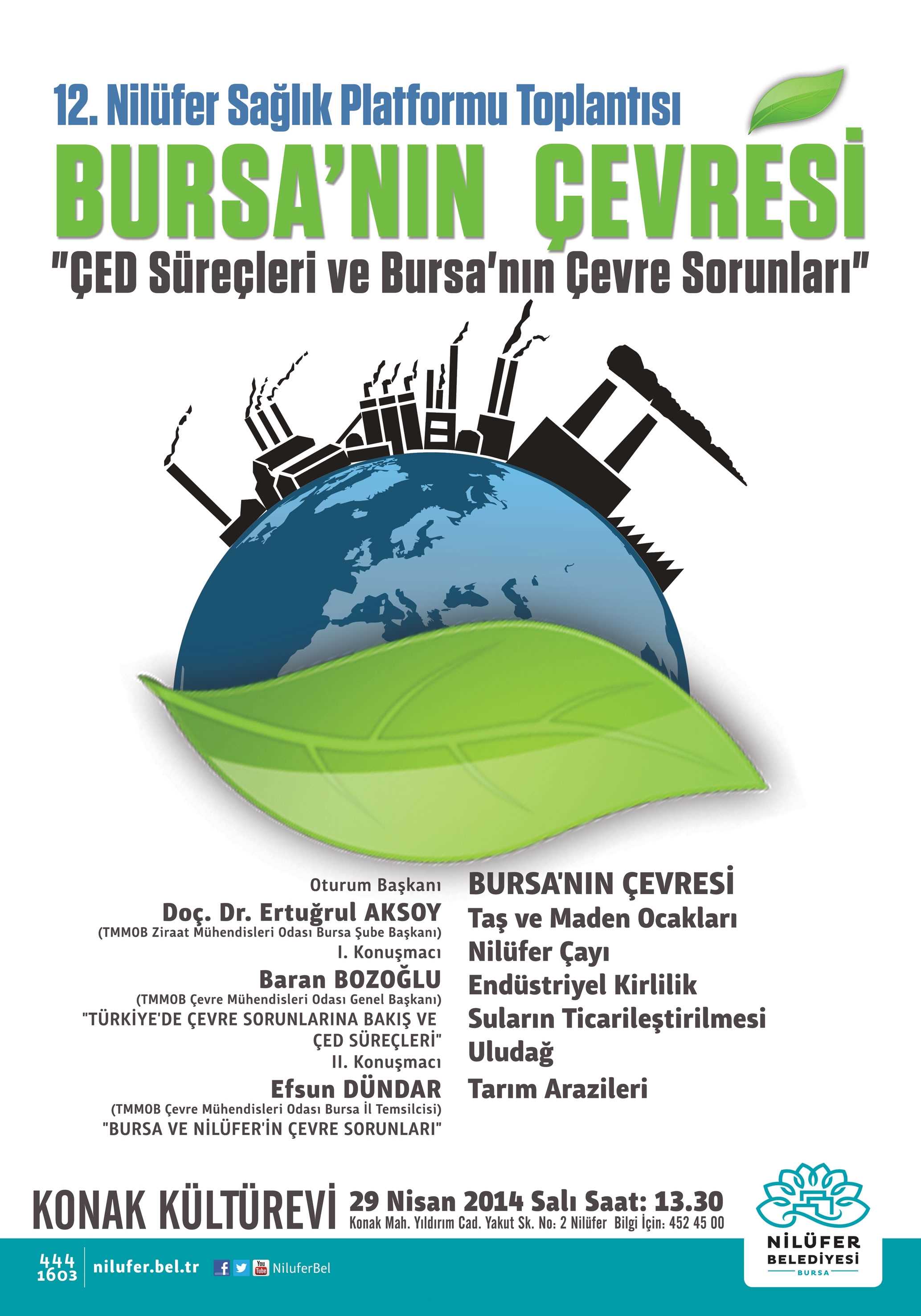 "ÇED SÜREÇLERİ VE BURSA`NIN ÇEVRE SORUNLARI"