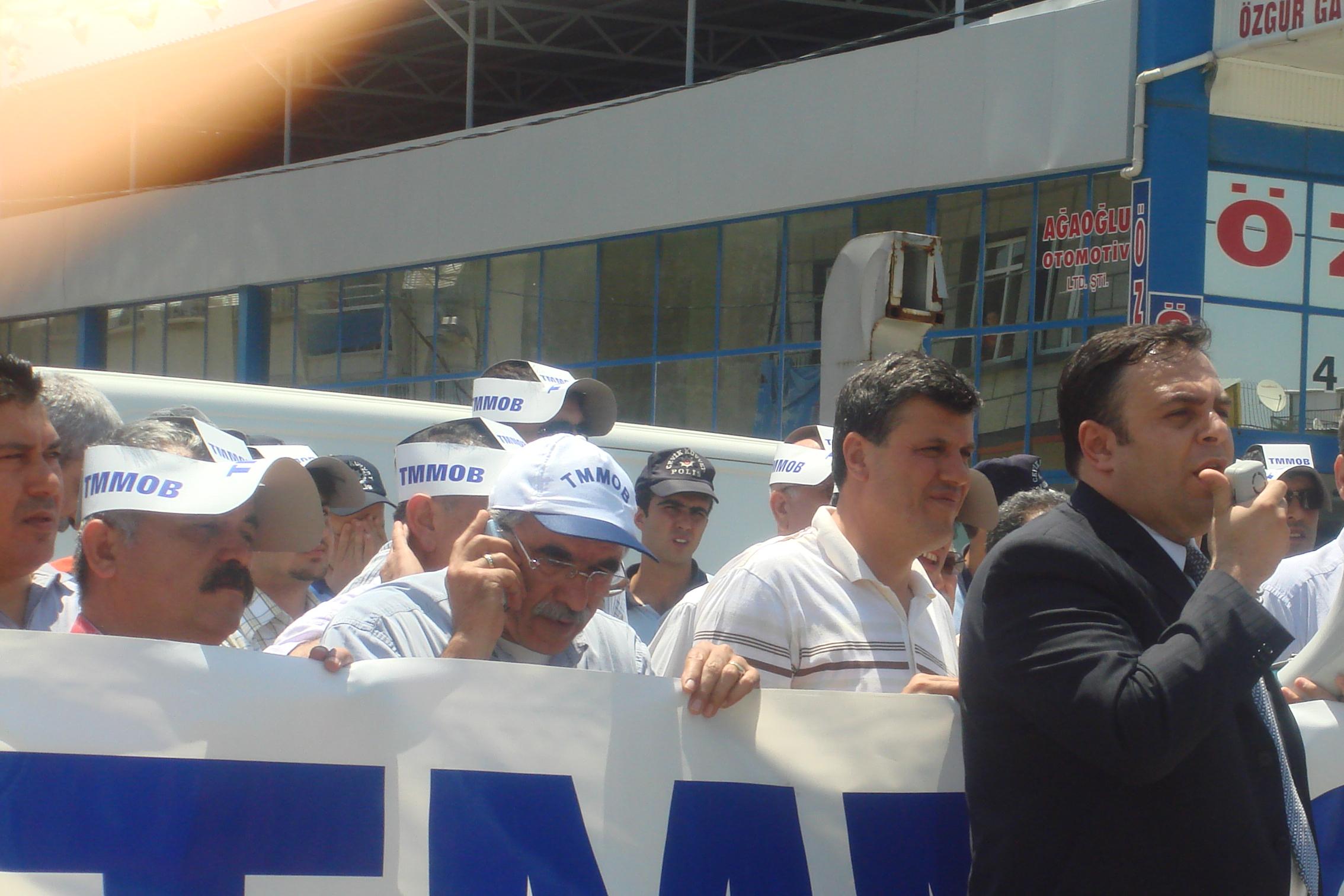 TMMOB'DEN PROTESTO