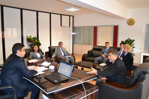 YENİMAHALLE BELEDİYE BAŞKANI`NA ZİYARET
