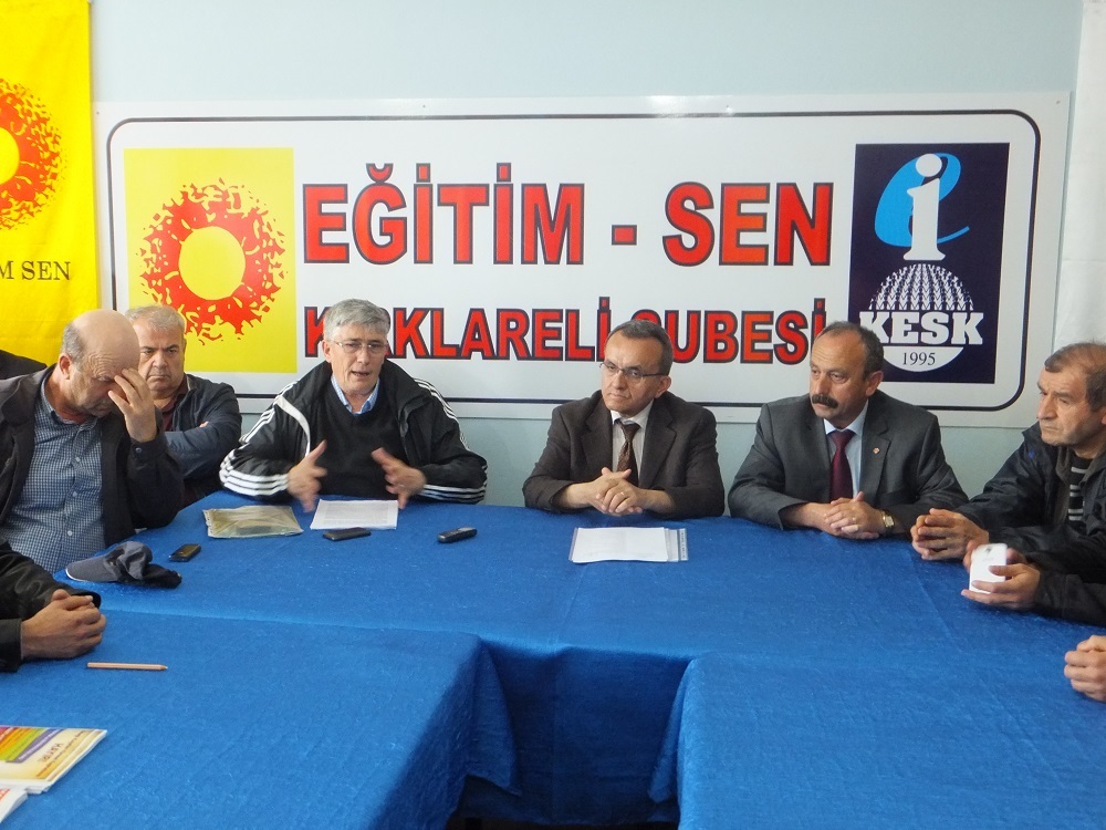 KIRKLARELİ`NDE BASIN TOPLANTISI YAPILDI
