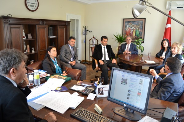 GTH BAKANLIĞI MÜSTEŞARI`NDAN ODA`MIZA ZİYARET
