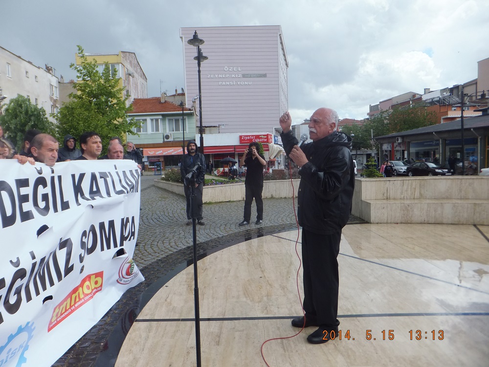 KIRKLARELİ`NDE TMMOB-TTB-KESK-DİSK ORTAK PRTESTO EYLEMİ